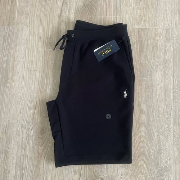 Polo Ralph Lauren Men’s Double Knit Shorts NWT Black Size M - Picture 3 of 8